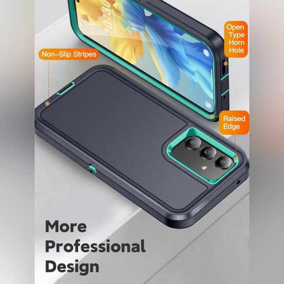 Shockproof Durable Hard Phone Case, 3 Layer Rugged Rubber Hybrid - Picture 5 of 10